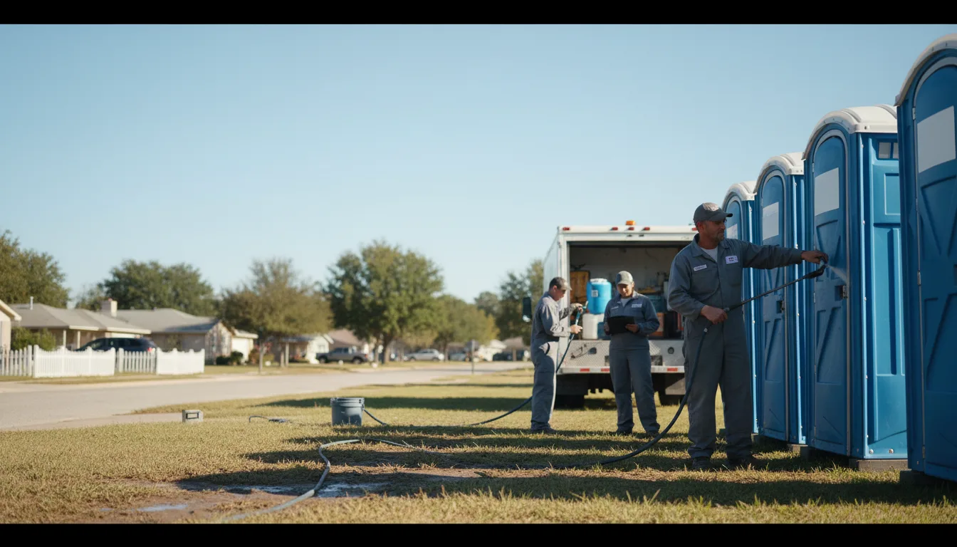 Long-Term Portable Toilet Rental in Amesville, OH near me
